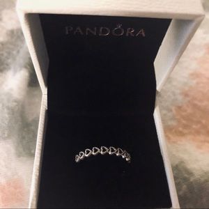 Pandora Linked Love ring